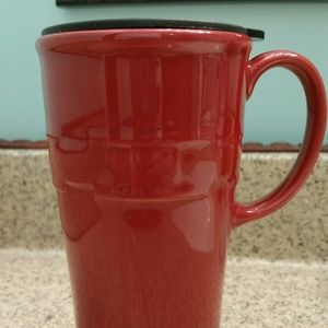 Longaberger travel mug with lid